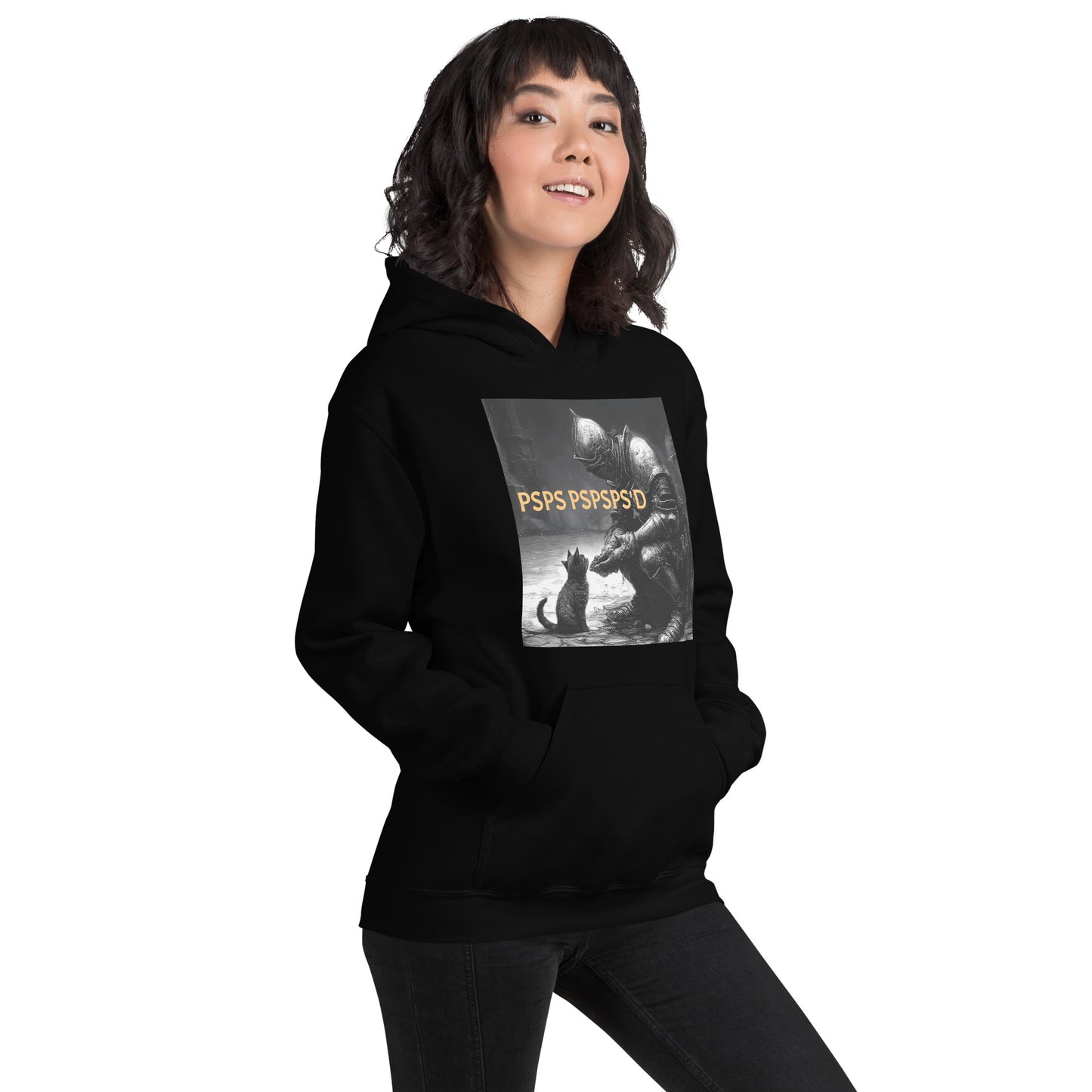 Cat and Knight Unisex Hoodie