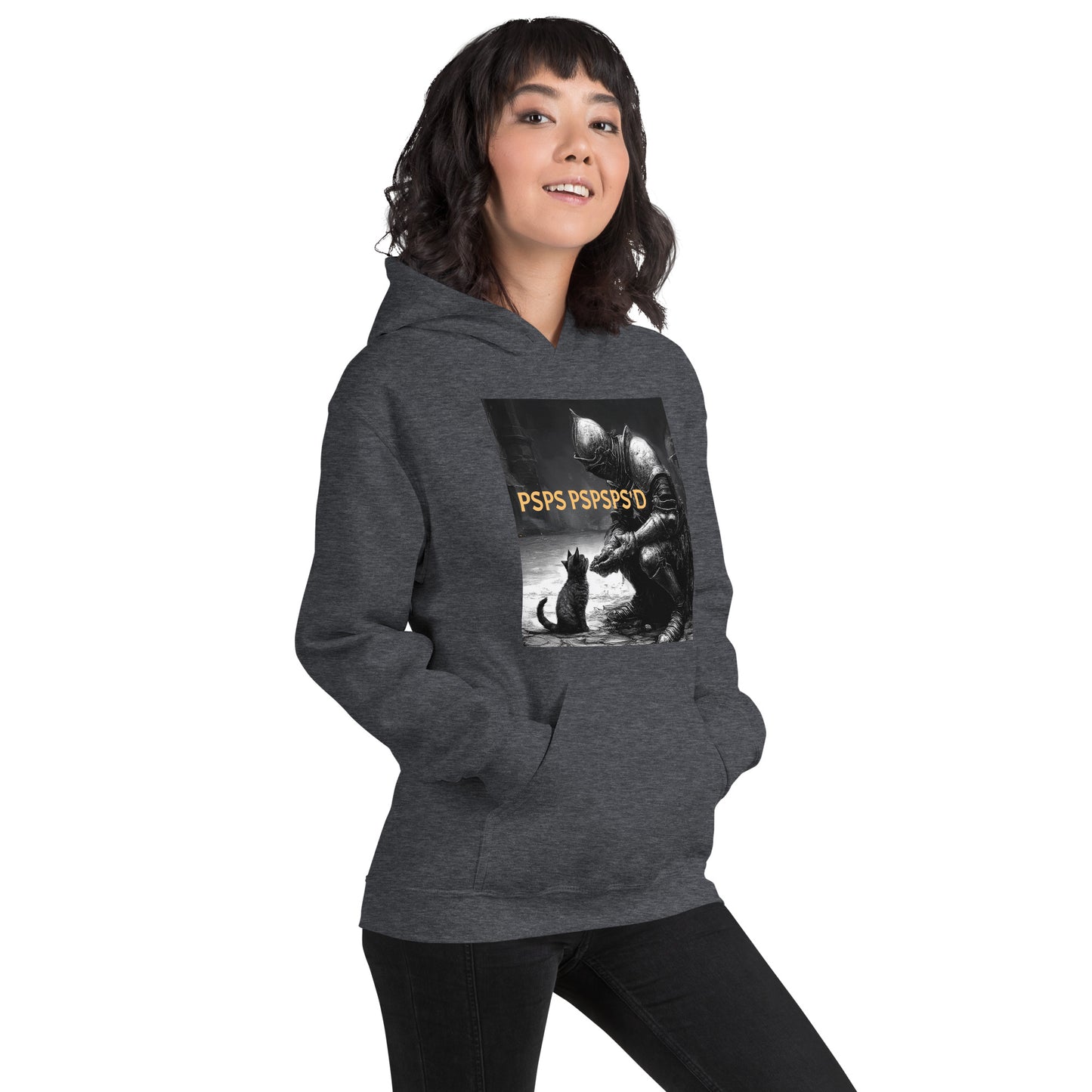 Cat and Knight Unisex Hoodie