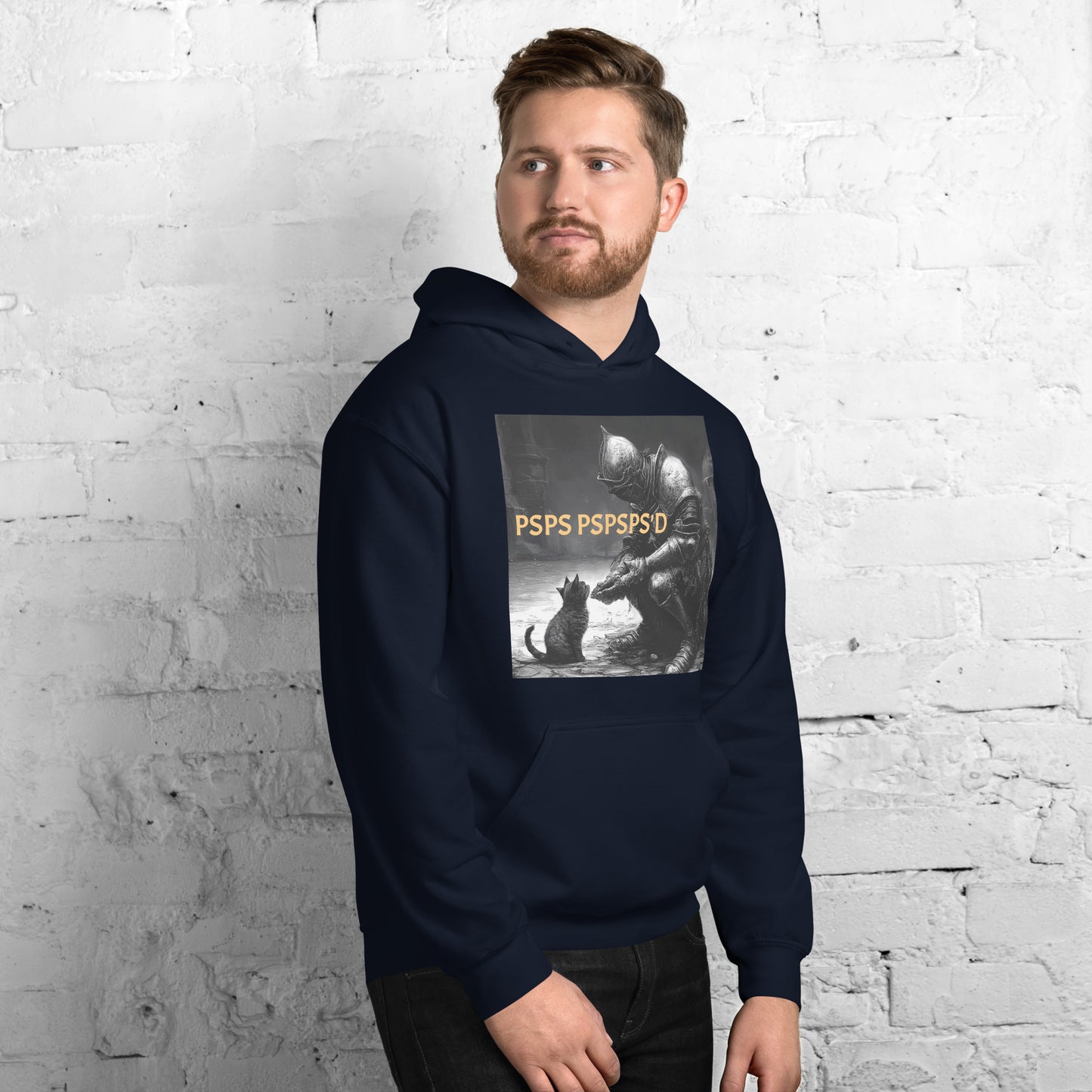 Cat and Knight Unisex Hoodie