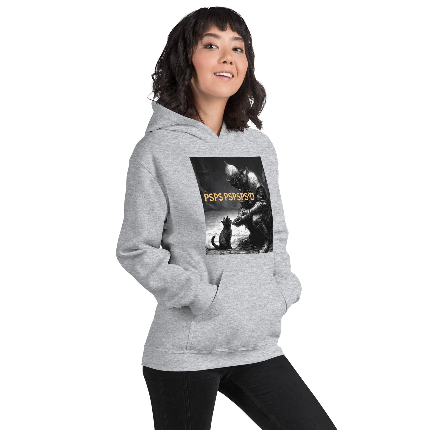 Cat and Knight Unisex Hoodie